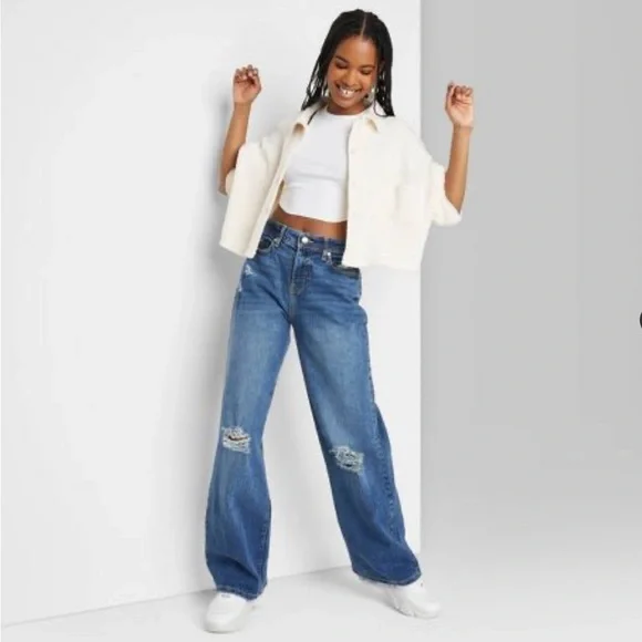 wild fable Jeans Nwt High Rise Baggy Jean Target Wild Fable